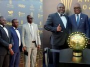 SLFA President Babadi Kamara Makes Maiden Appearance at CAF Awards in Morocco SLFA President Babadi Kamara Makes Maiden Appearance at CAF Awards in Morocco