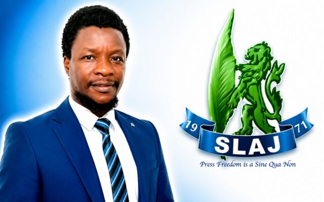 SLAJ President Alhaji Manika Kamara