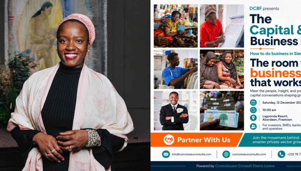Freetown to Host Capital and Business Lab in December Capital and Business Lab to Bring Entrepreneurs and Investors Together in Freetown